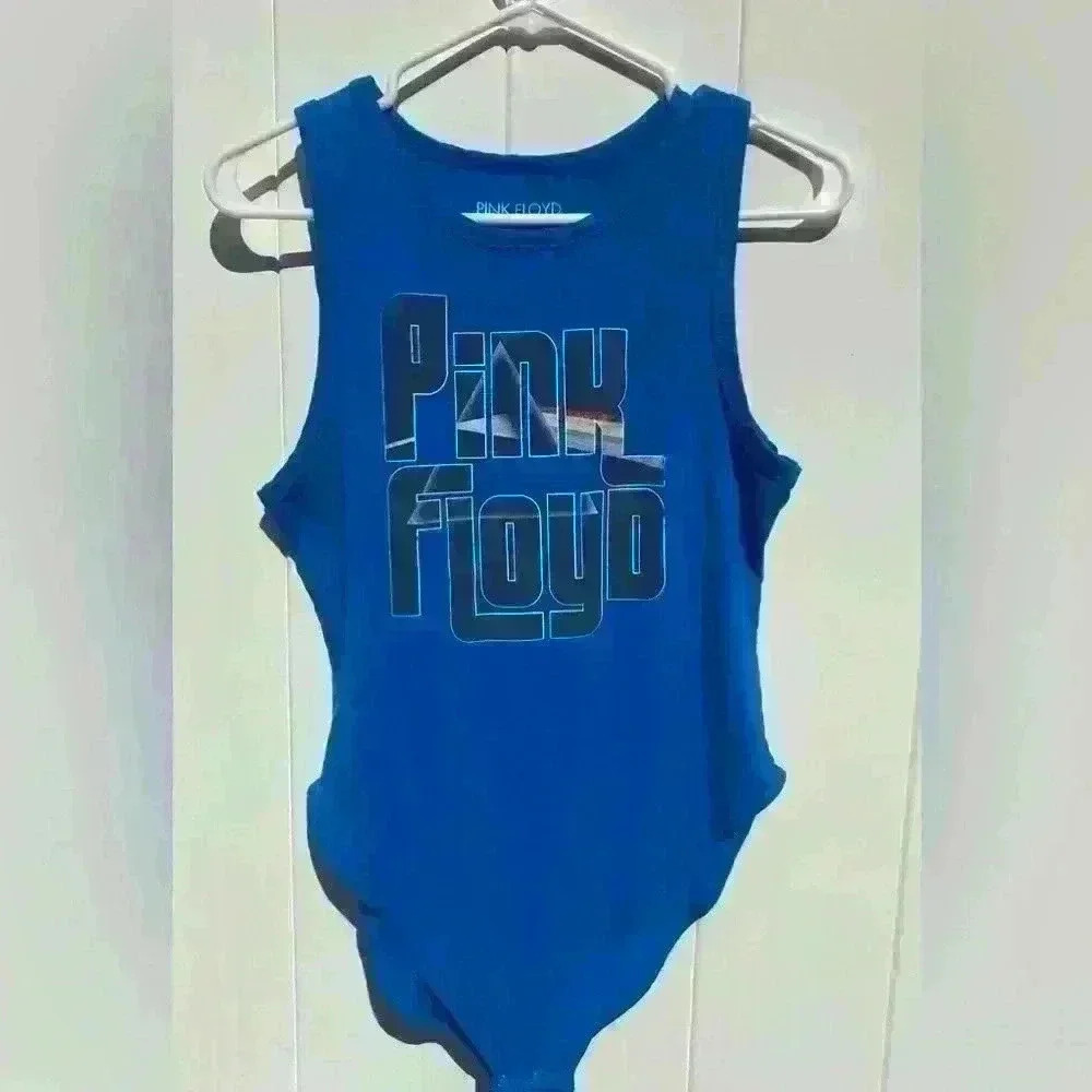 Pink Floyd snap bottom top SZ XL